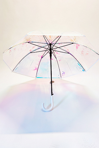 Зонт-трость голографический