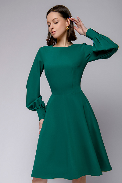 Женские платья зеленые